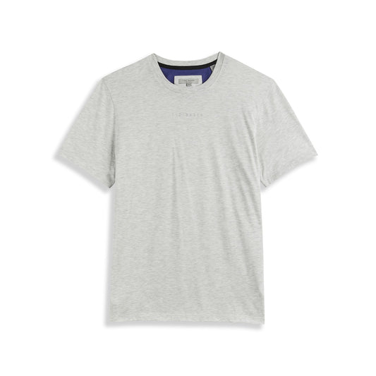 男士 Ocra-Ss 刺繡標誌 T 卹 - 灰色-泥灰岩