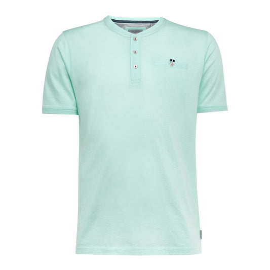Men Sirma-Ss Henley T-Shirt - Light-Blue
