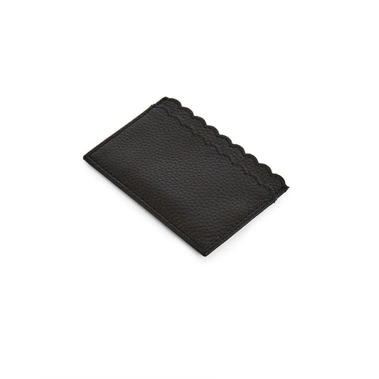 Women Vivaah-Scalloped Cc Holder - Black