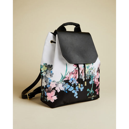 Women Deviee-Pergola Nylon Drawstring Backpack - Ivory