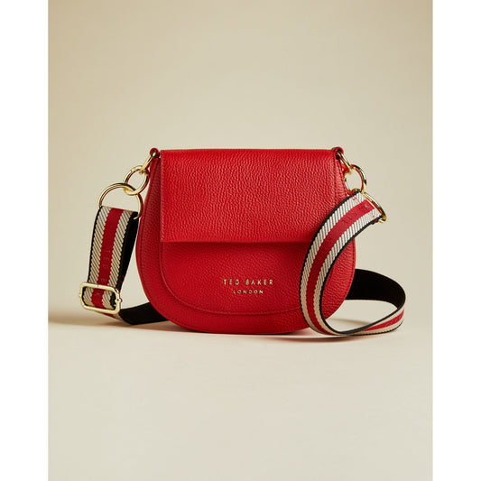 Women Amali-Branded Webbing Strap Xbody - Red