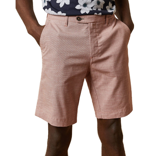 Men Mirtilo-Semi Plain Short - Red