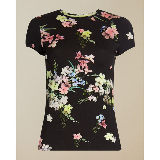 Women Aliey-Pergola Printed Tee - Black