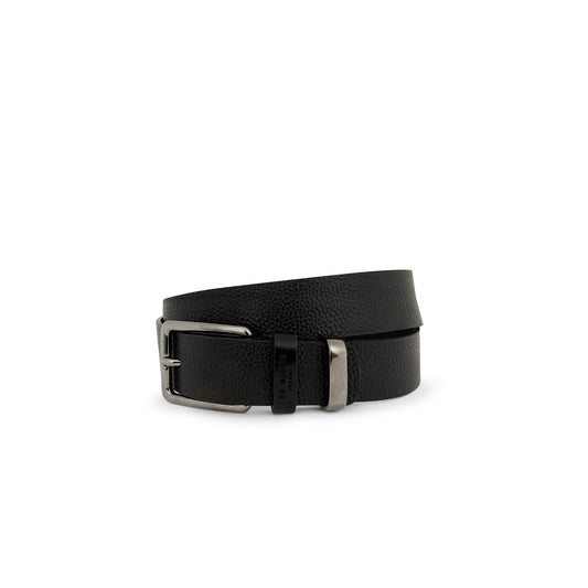 Men Miloner-Full Grain Leather Belt - Black