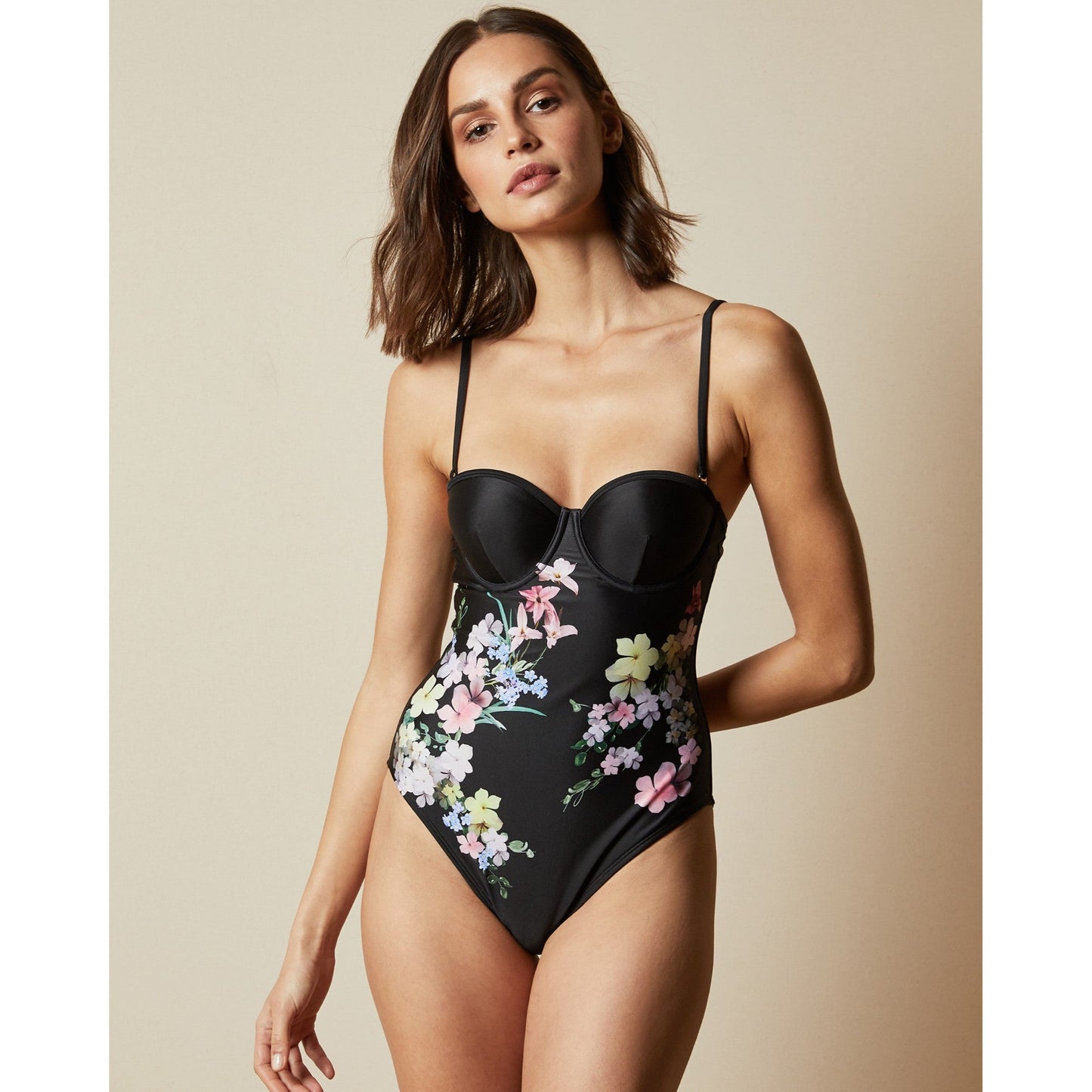Women Jemmina-Pergola Balconette Swimsuit - Black
