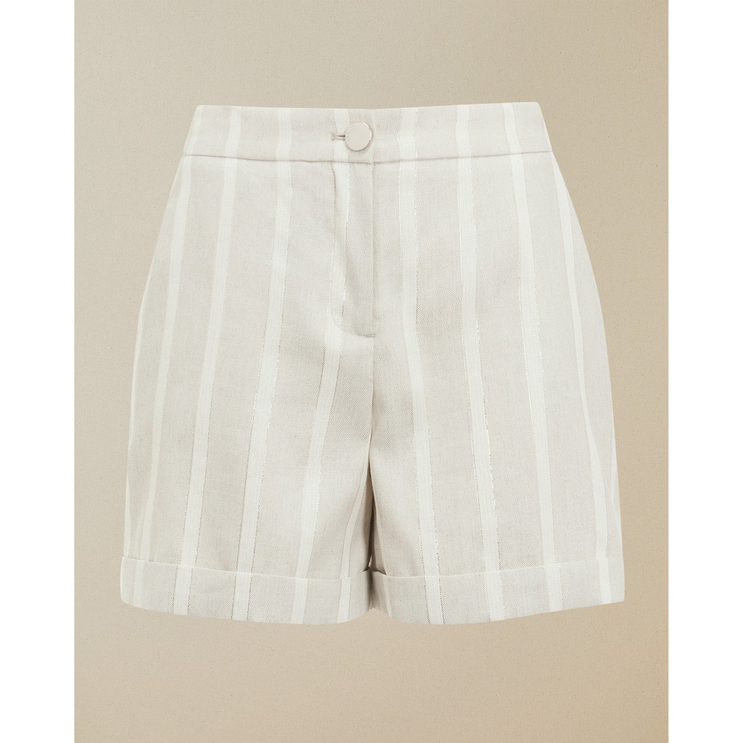Women Samikat-Linen Short - Ivory