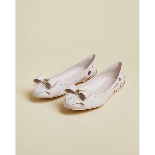 Women Suallyc-Cabana Bow Ballerina Shoe - Light-Pink