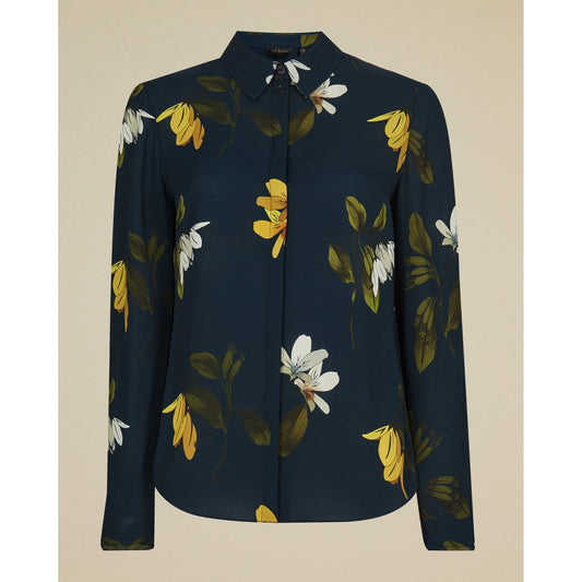 Women Eowyyn-Savanna Printed Shirt - Dark-Blue