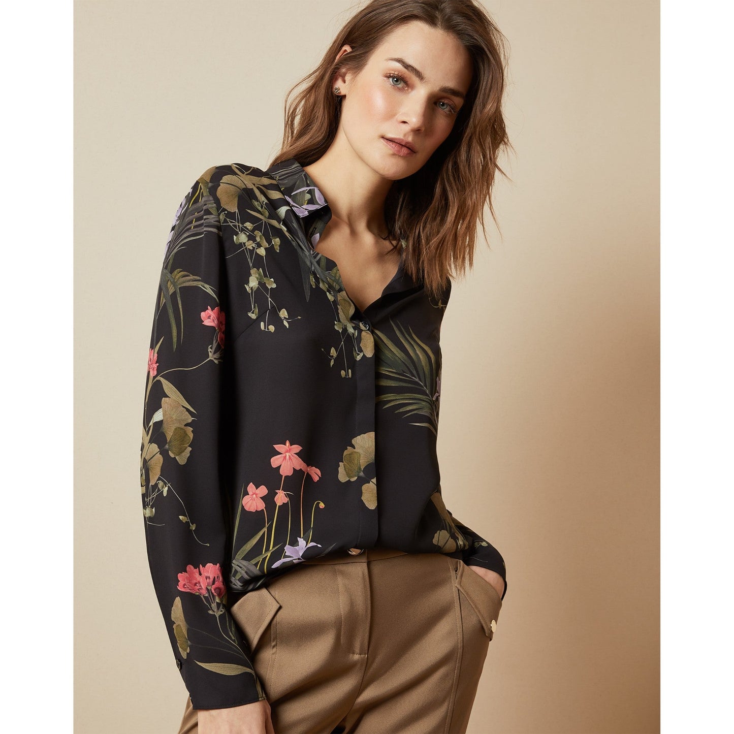 Women Ouiida-Highland Shirt Blouse - Black