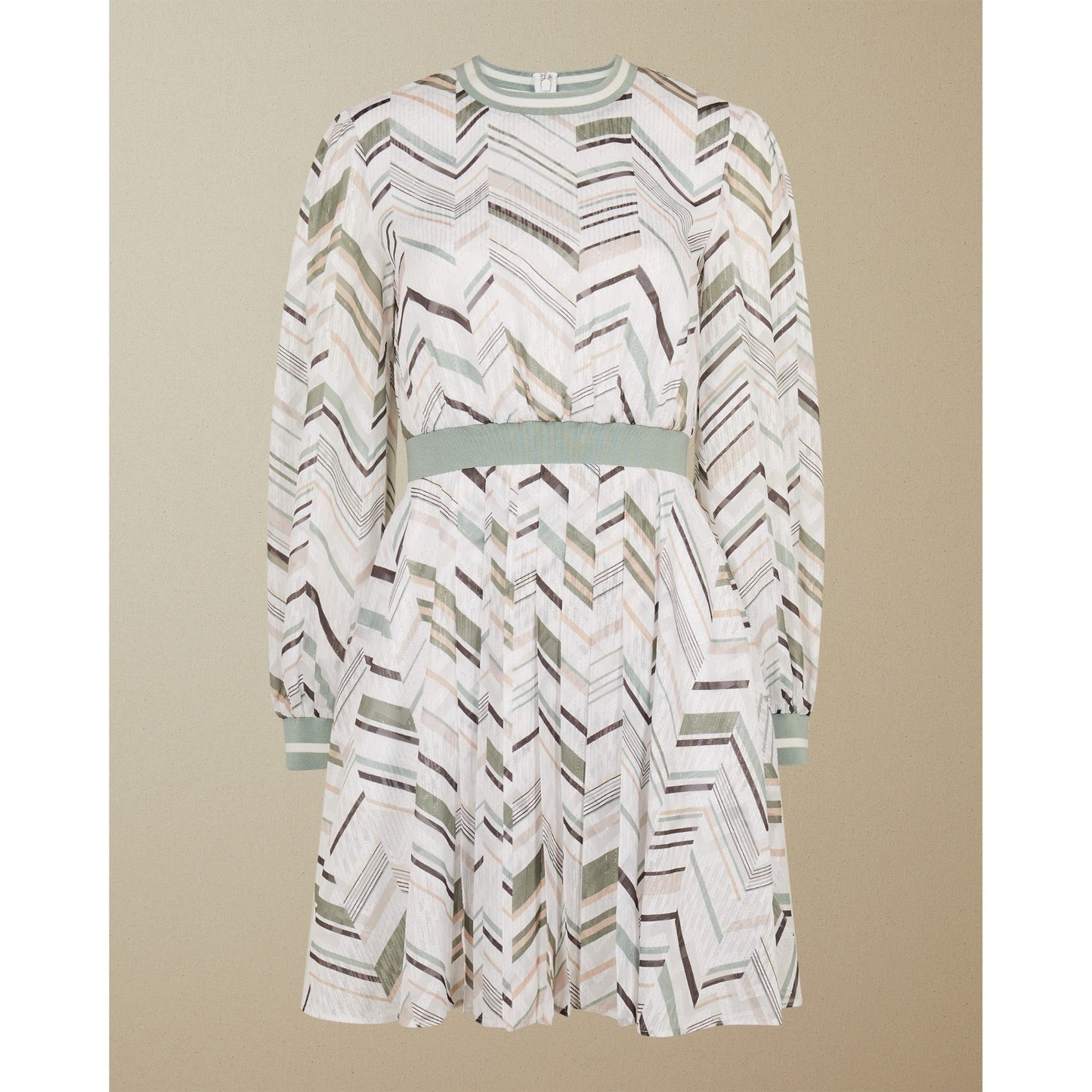 Women Fleuura-Everglade Long Sleeve Mini Dress - Ivory