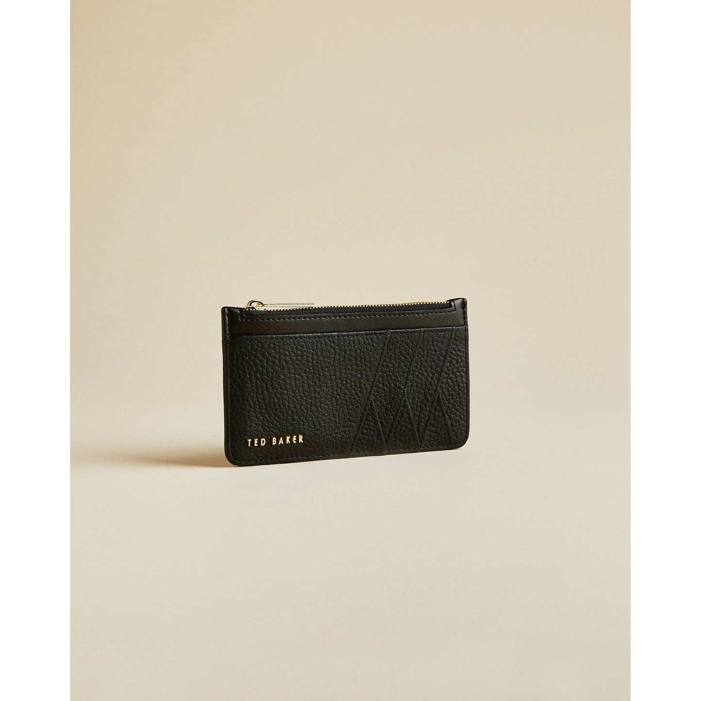 Women Allexaa-Diagonal Zipped Cc Holder - Black