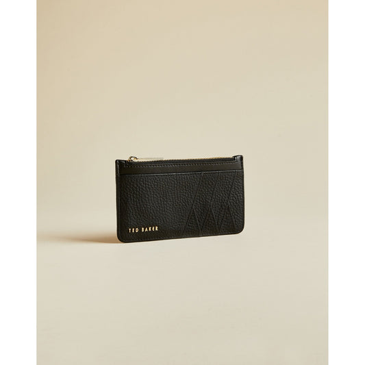 Women Allexaa-Diagonal Zipped Cc Holder - Black