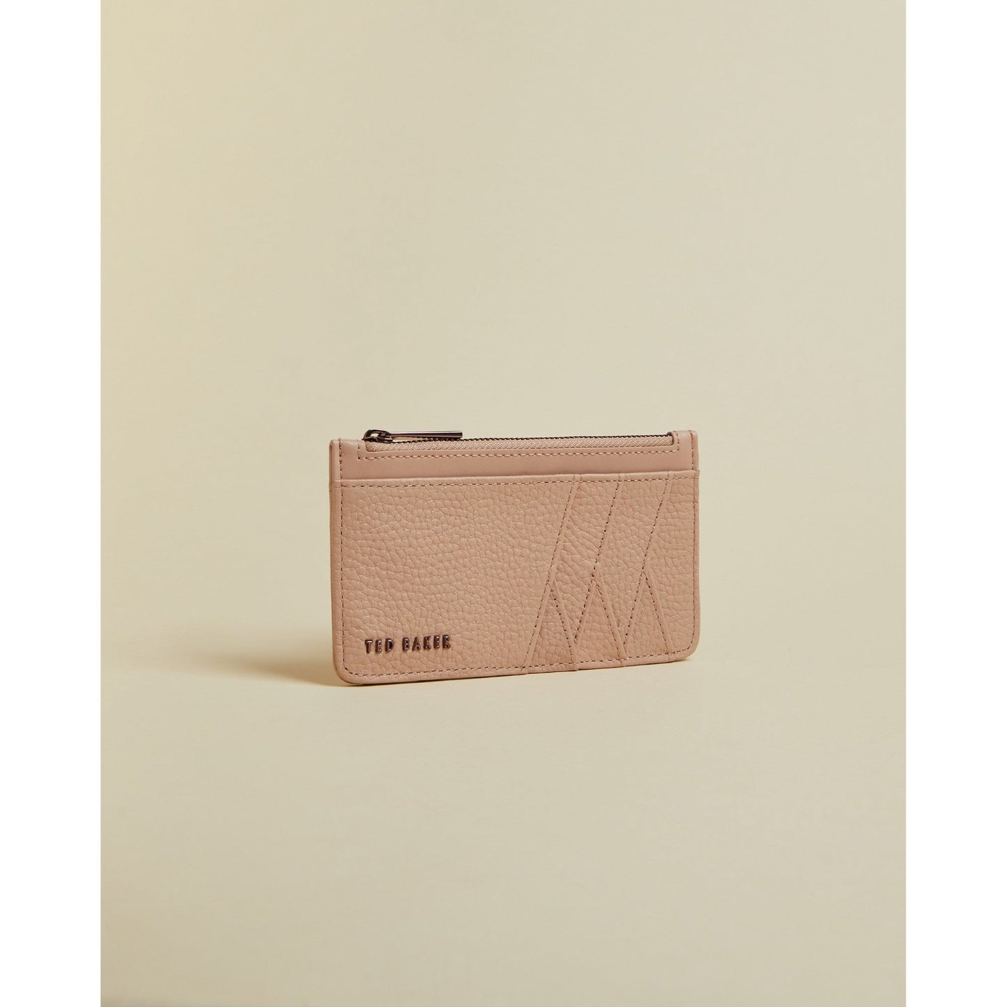 Women Allexaa-Diagonal Zipped Cc Holder - Taupe