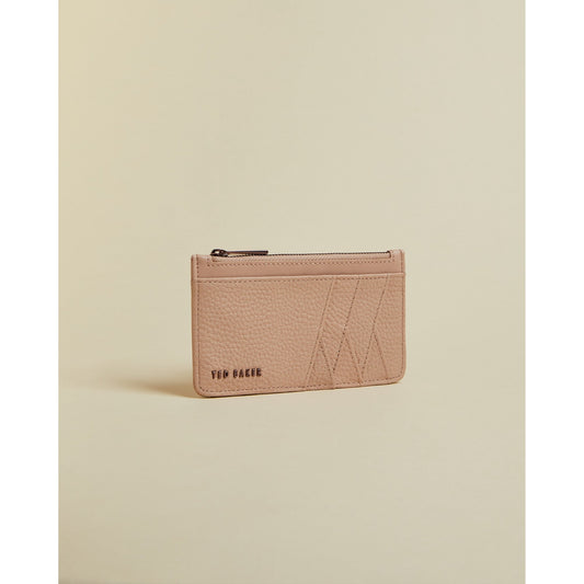 Women Allexaa-Diagonal Zipped Cc Holder - Taupe