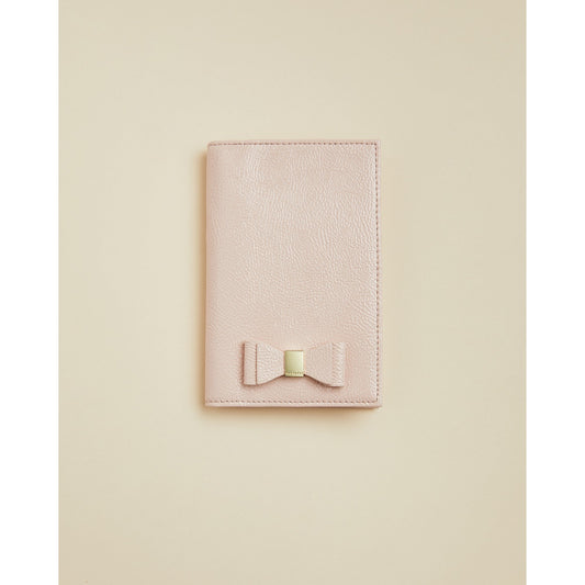 Women Hanaahh-Bow Passport Holder - Dusky-Pink
