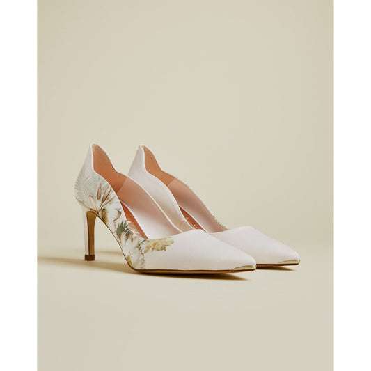 Women Erwiin-Woodland Low Heel Court Shoe - Pl-Pink