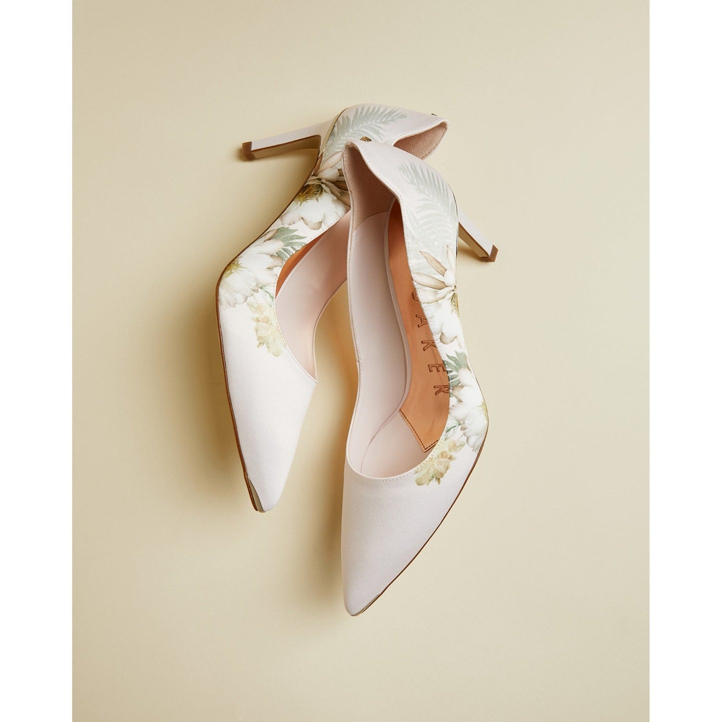 Women Erwiin-Woodland Low Heel Court Shoe - Pl-Pink