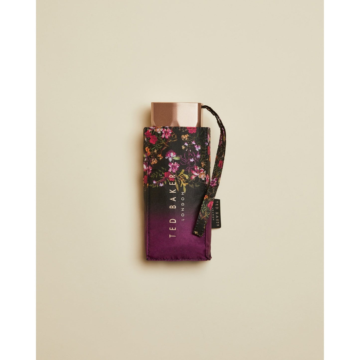 Women Ffabia-L895 S04055 Fern Forest Folding Umbrella - Maroon