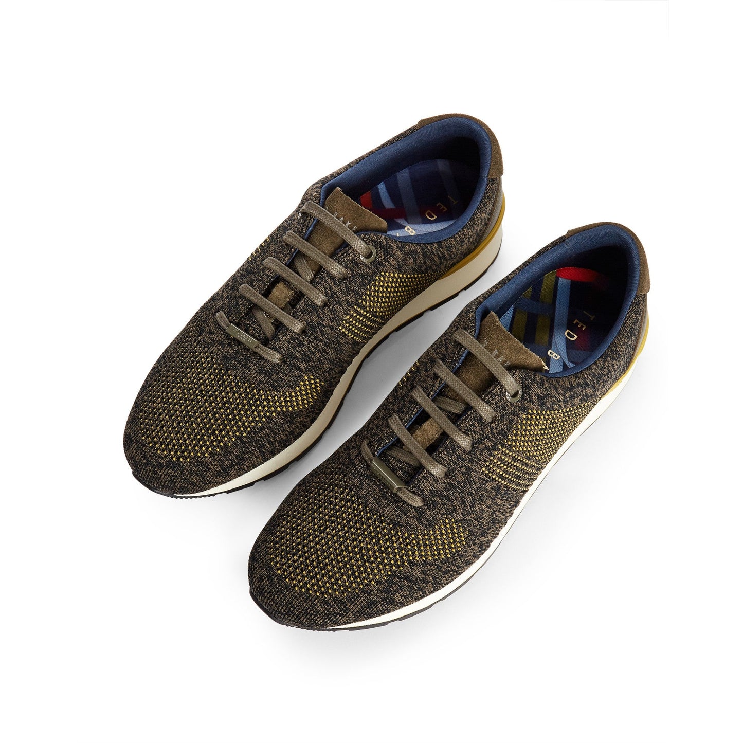 Men Hillar-Knitted Runner Trainer - Khaki
