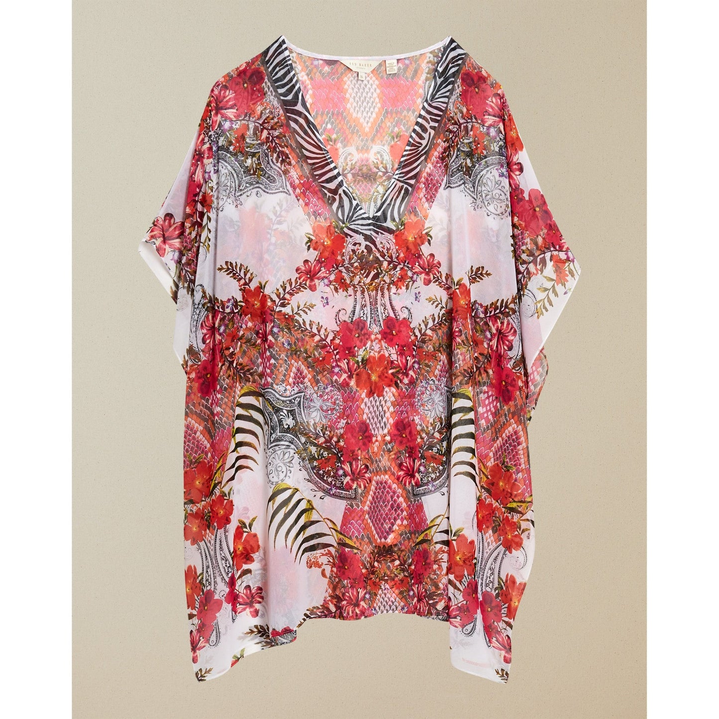 Women Orrina-Samba V Neck Cover Up - Ivory