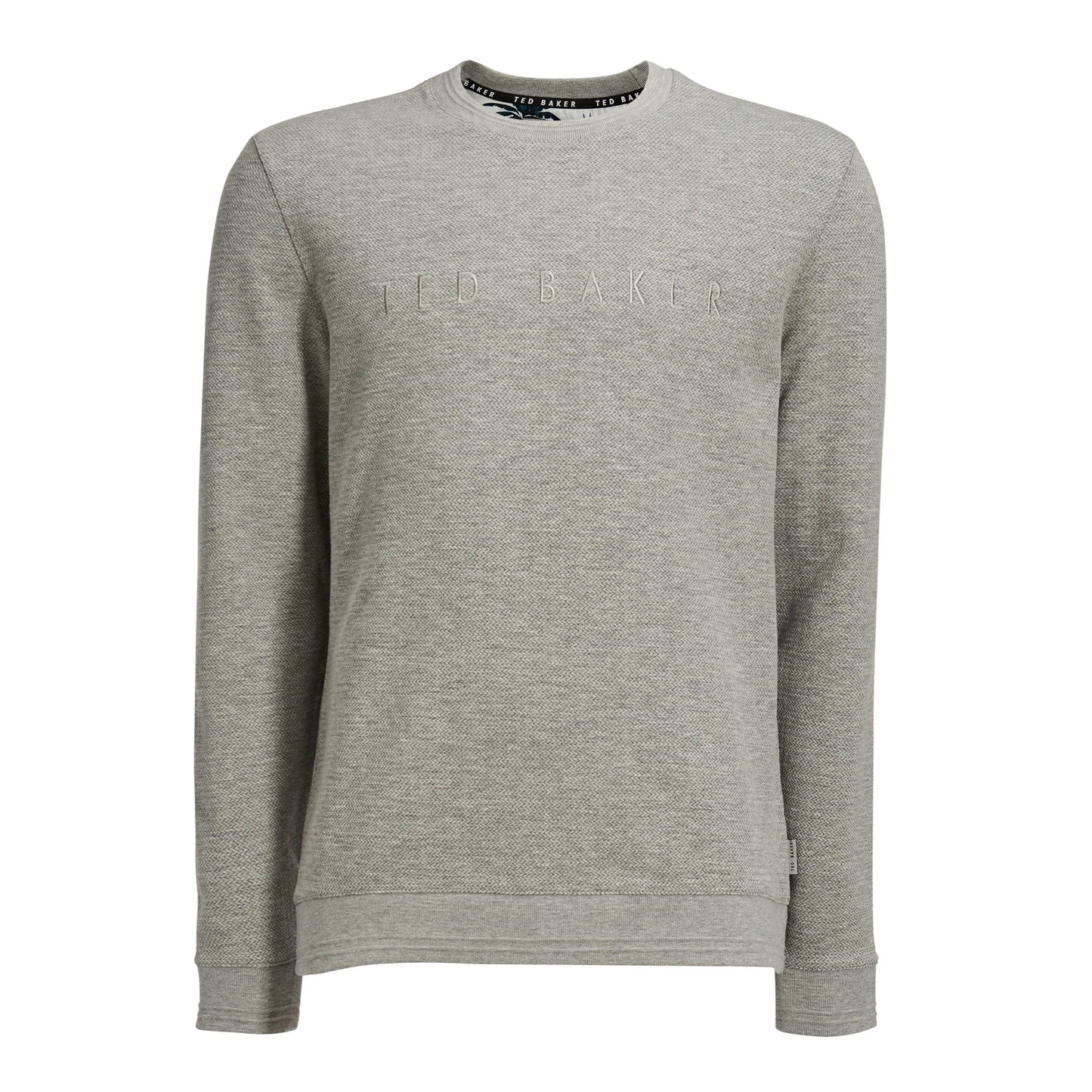 Men Porin-Ls Branded Sweatshirt - Grey