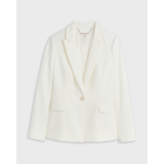 Women Resa-Slim Tailored Jacket - Ivory