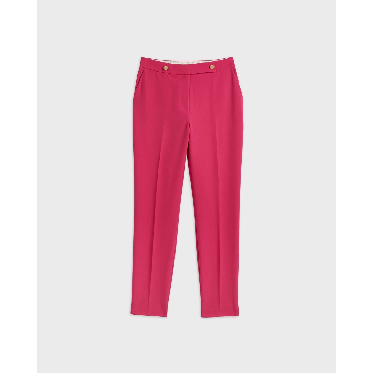 Women Resat-Ankle Grazer Skinny Leg Trouser - Pink
