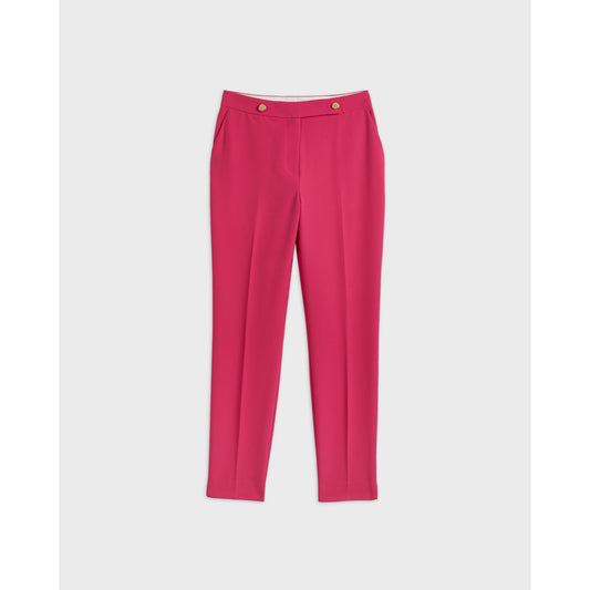 Women Resat-Ankle Grazer Skinny Leg Trouser - Pink
