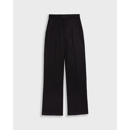 Women Olivet-Wide Leg Trouser - Black