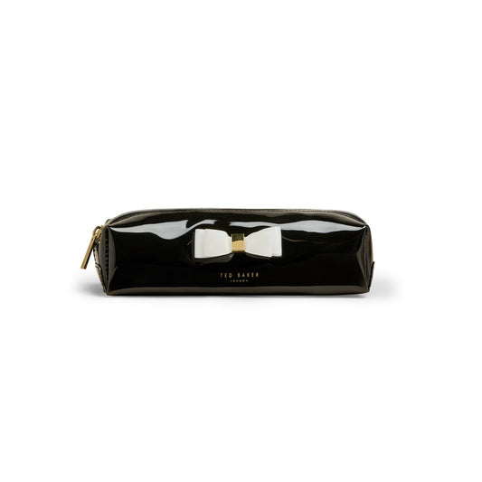 Women Holleey-Bow Brush Case - Black