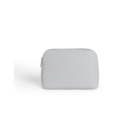 Women Lieaah-Crosshatch Deboss Makeup Bag - Light-Grey