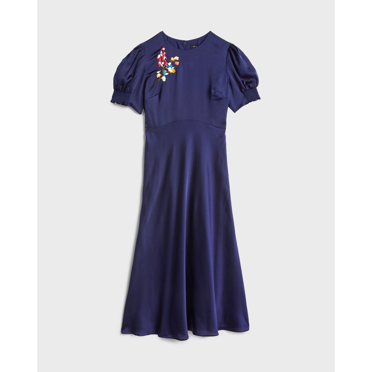Women Devina-Peppermint Embroidered Dress - Navy