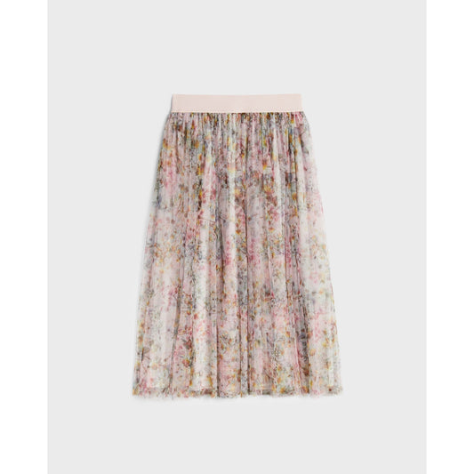 Women Balett-Jasmine Printed Full Tulle Skirt - Dusky-Pink