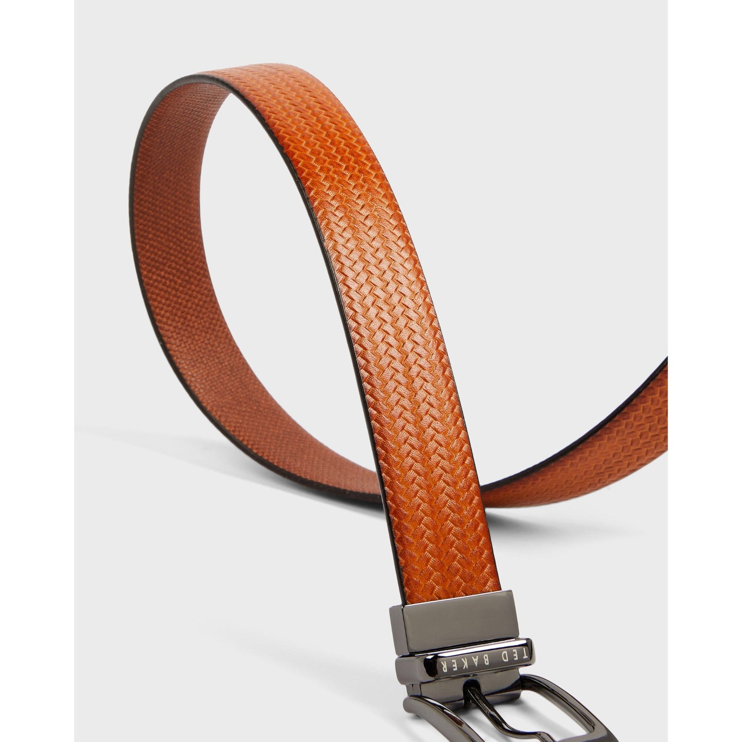 Men Peckam-Reversible Leather Belt - Tan