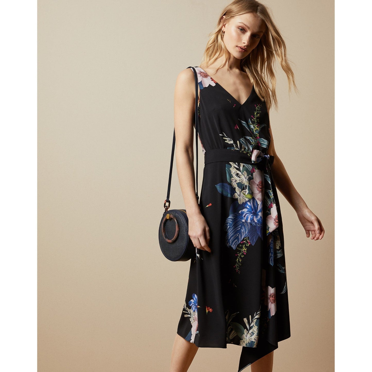 Women Trinni-Jamboree V-Neck Dress - Black