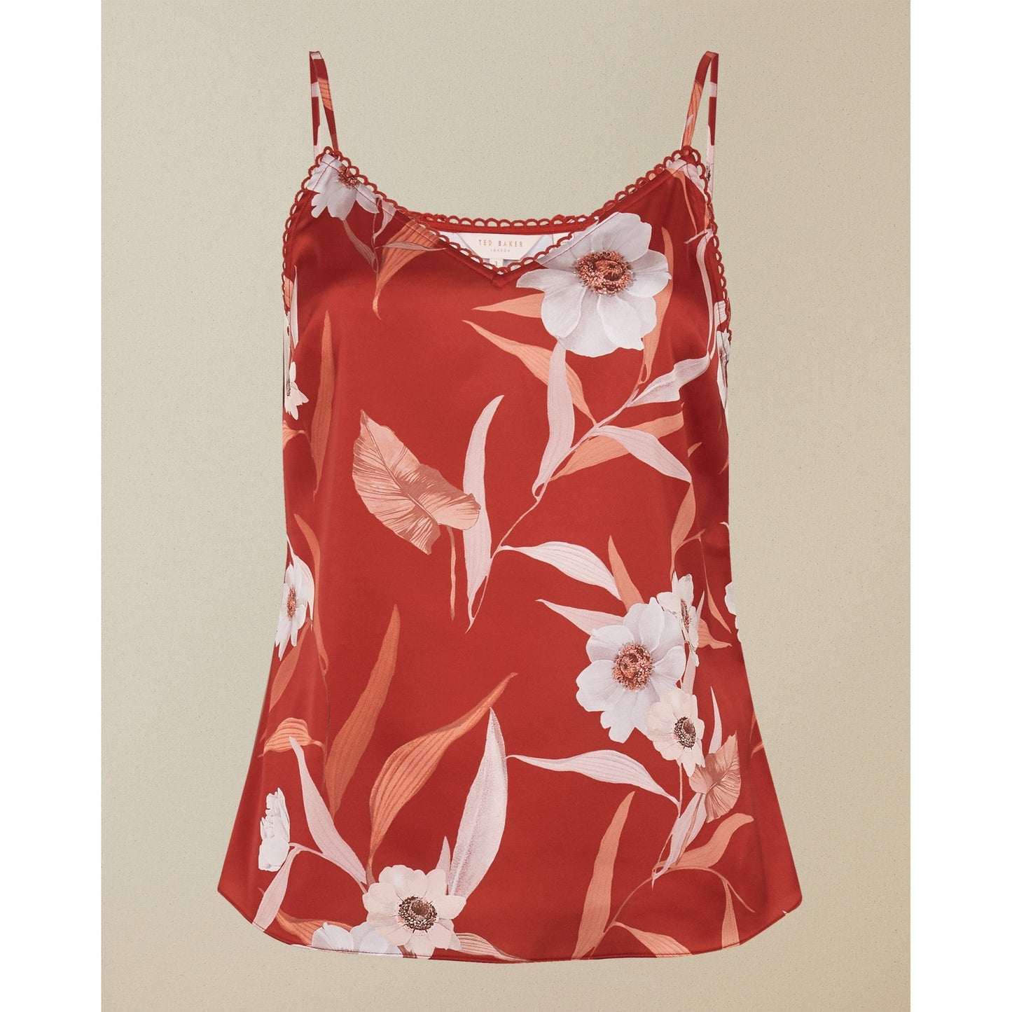 Women Lawral-Cabana Cami Top - Dark-Brown