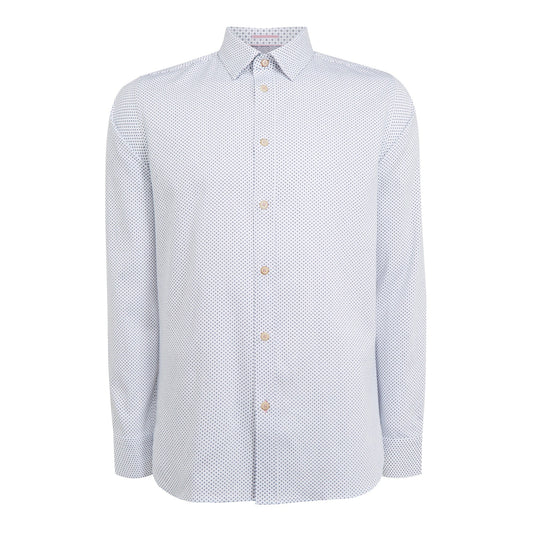 Men Winlong-Ls Textured Shirt - White