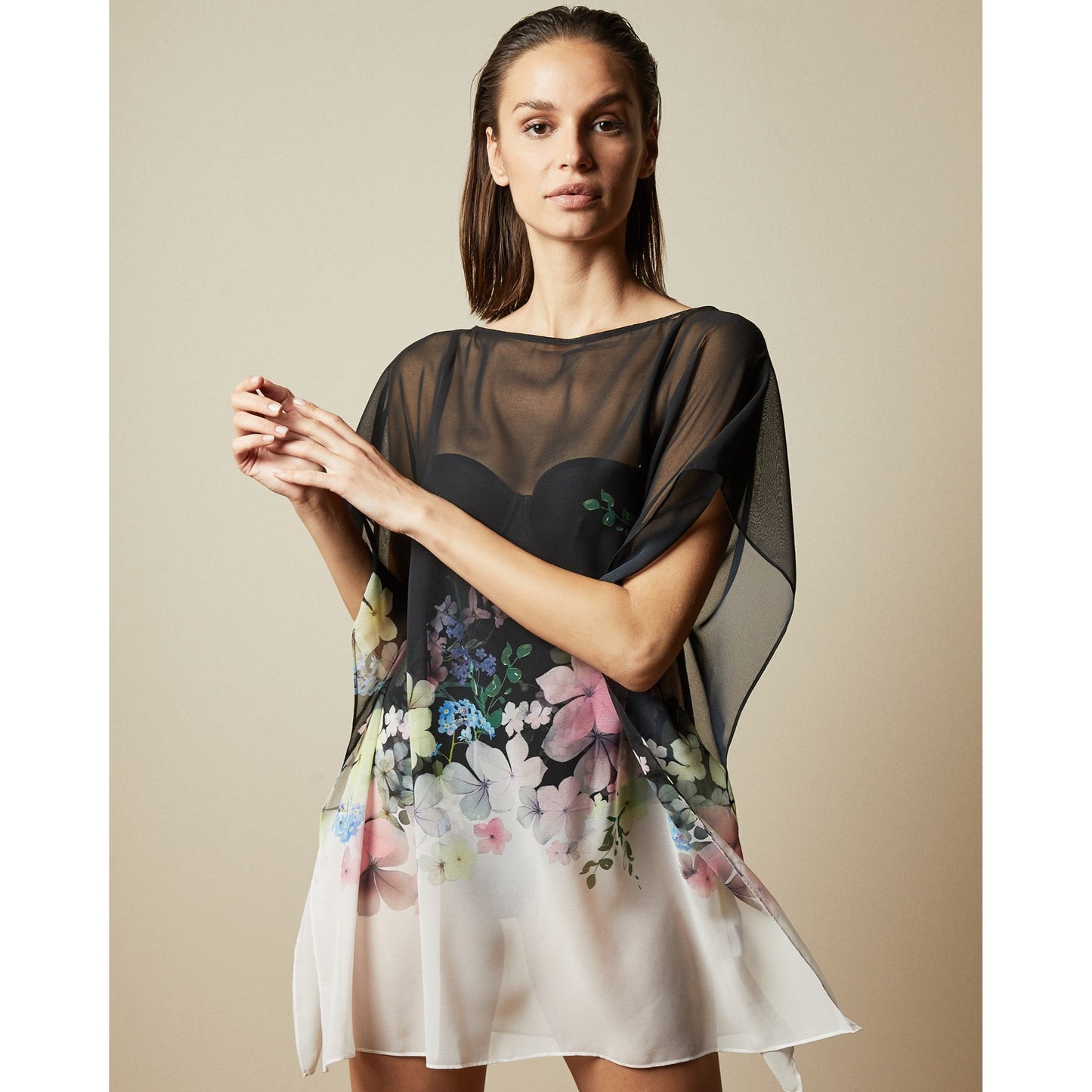 Women Nardiaa-Pergola Square Cover-Up - Black