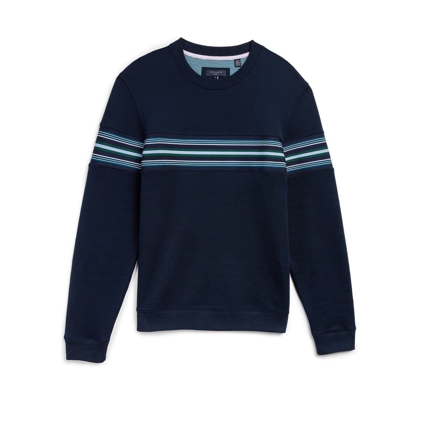 Men Sumo-Ls Striped Sweatshirt - Navy