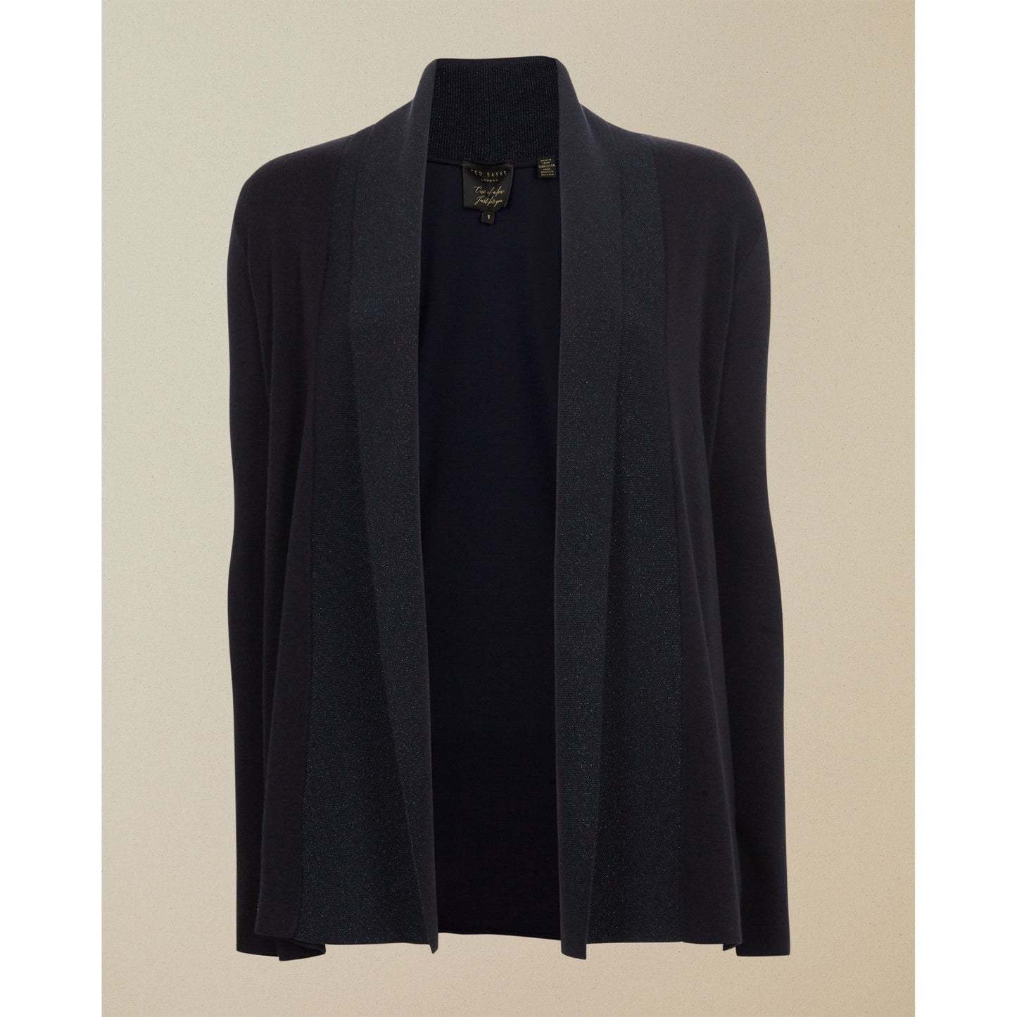 Women Kardii-Satin Back Cardi - Navy