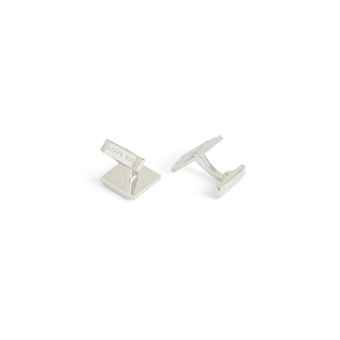 Men Pamel-Stepped Mother Of Pearl Cufflinks - White
