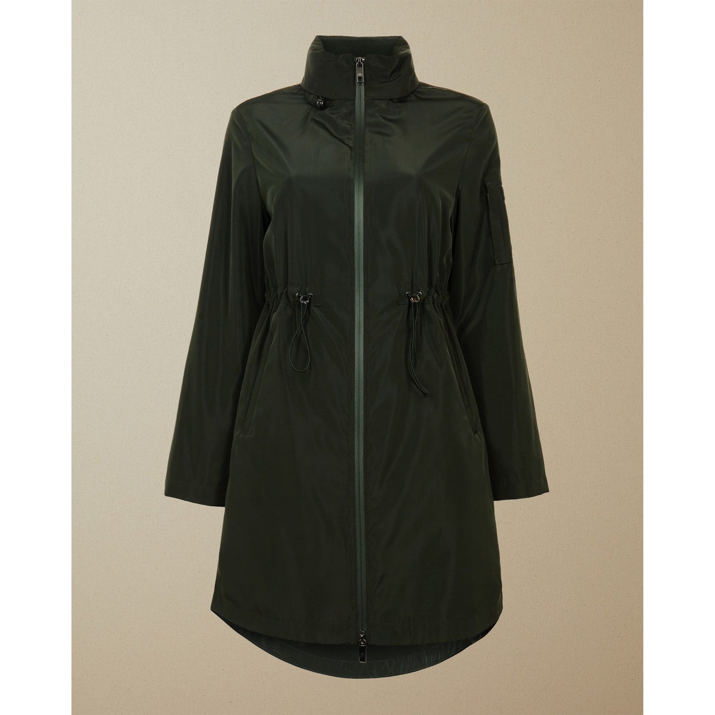 Women Evani-Packaway Rain Mac - Green