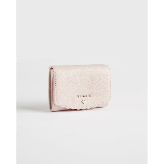 Women Sabelaa-Scallop Small Fold Purse - Dusky Pink