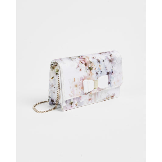 Women Vivvian-Vanilla Bow Evening Bag - Ivory
