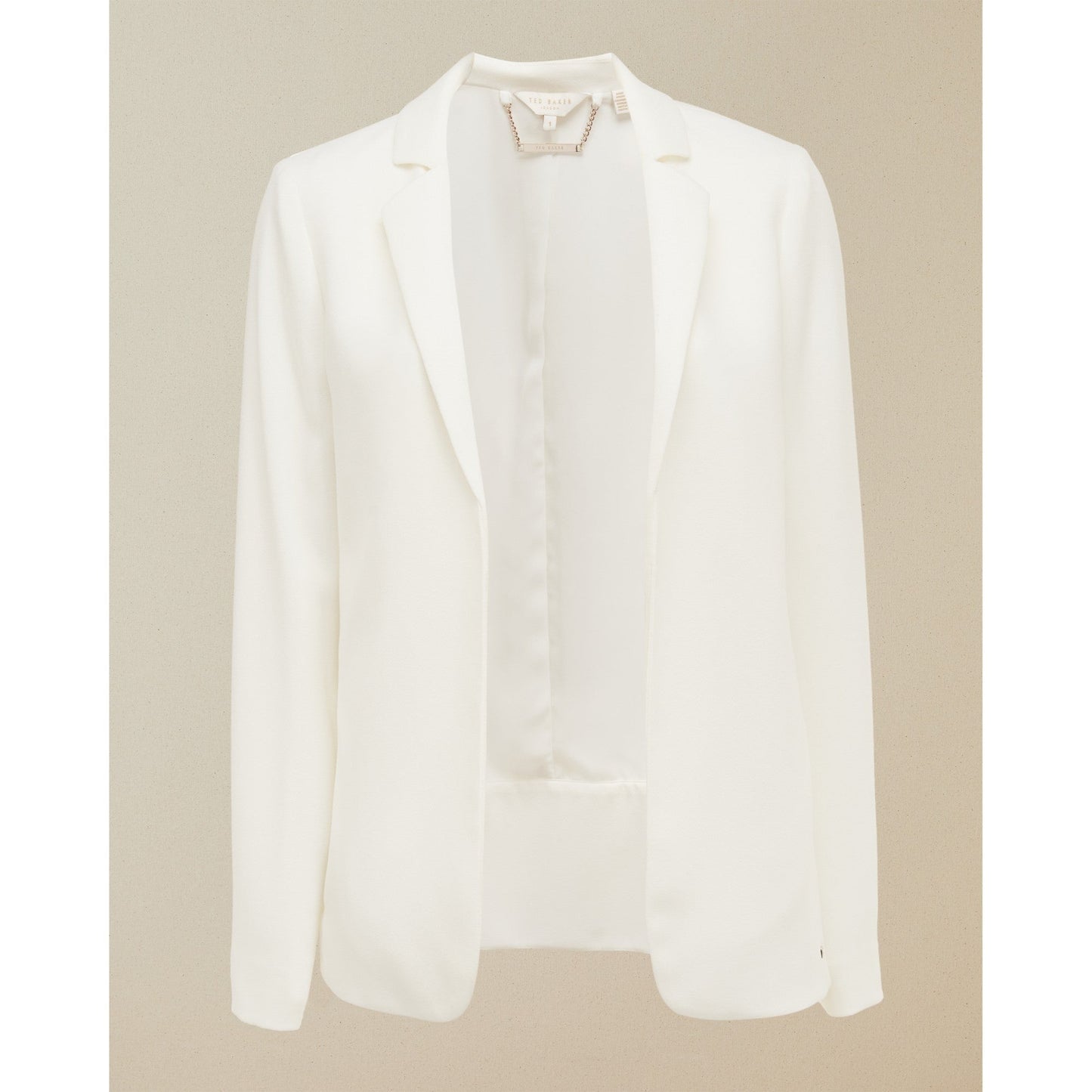 Women Kayete-Long Line Straight Fit Blazer - Ivory