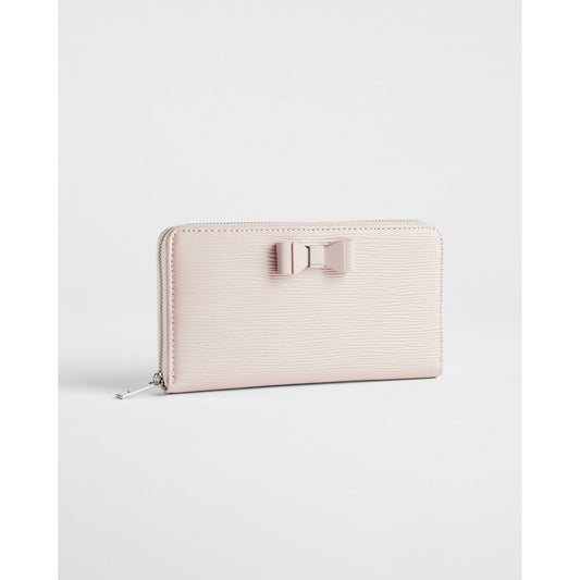 Women Dasiaa-Bow Detail Zip Around Matinee - Dusky Pink