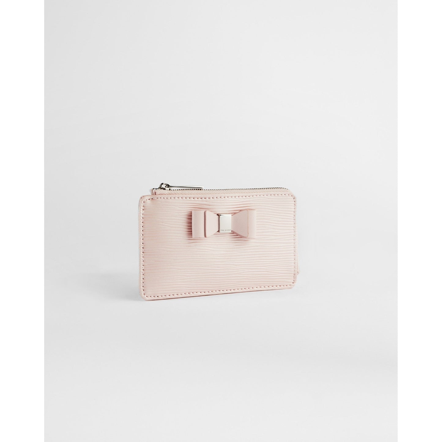 Women Dillee-Bow Detail Zipped Cc Holder - Dusky Pink