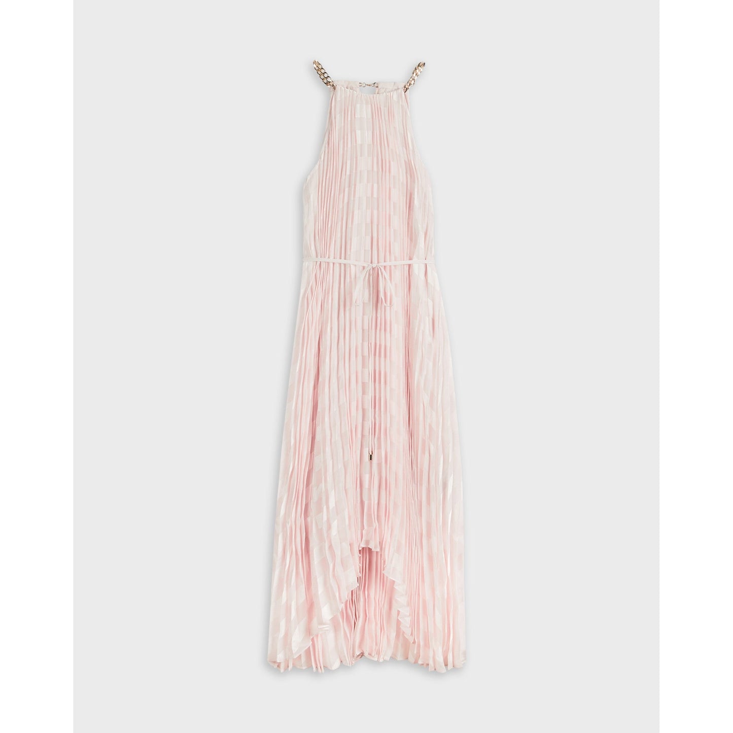 Women Sasski-Dip Hem Pleated Maxi Dress - Light-Pink