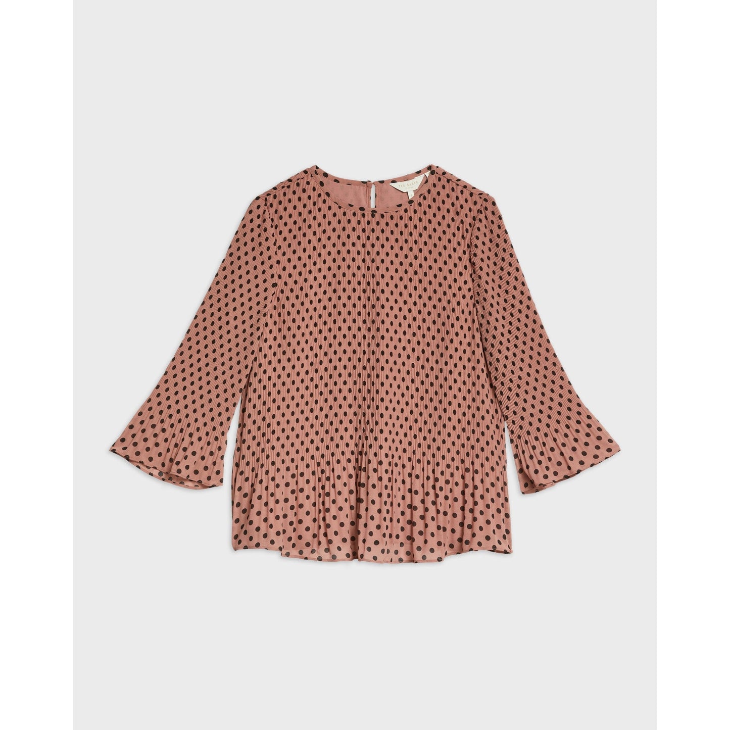 Women Hellyn-Polka Dot Top - Dusky-Pink