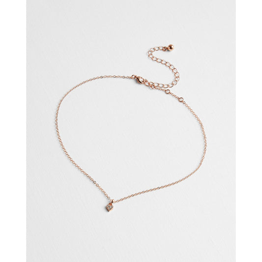 Women Nemarra-Tbj2415 Nano Heart Choker - Rosegold